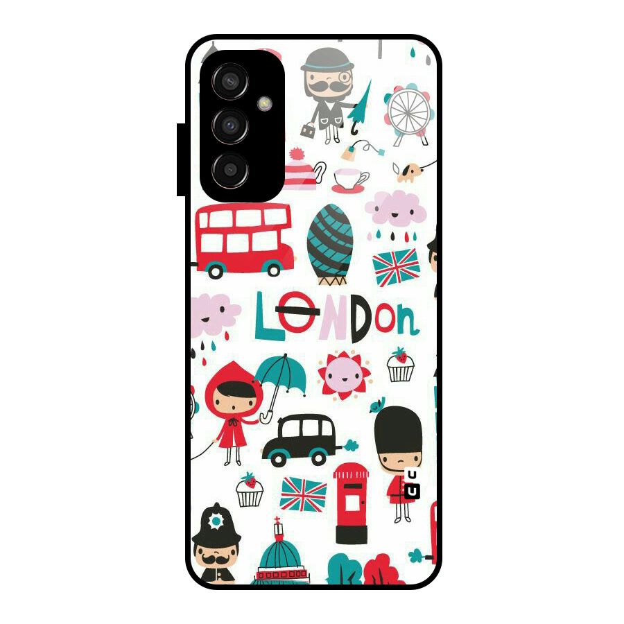 Double Decker Glass Back Case for Galaxy F13