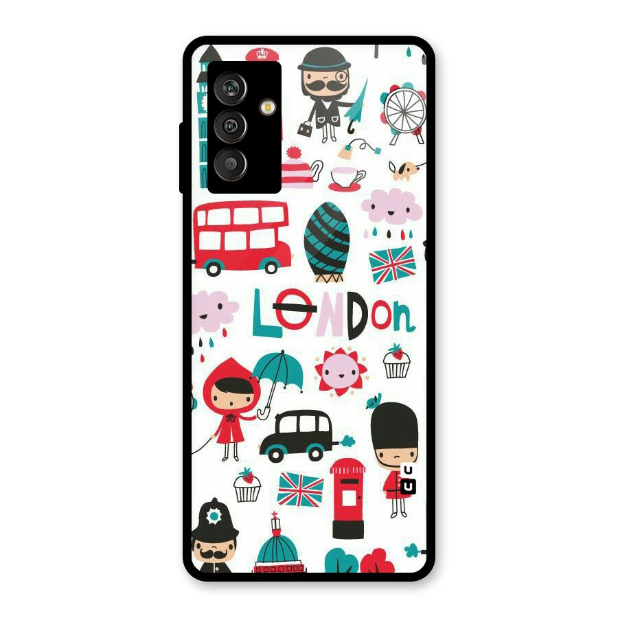 Double Decker Glass Back Case for Galaxy M13