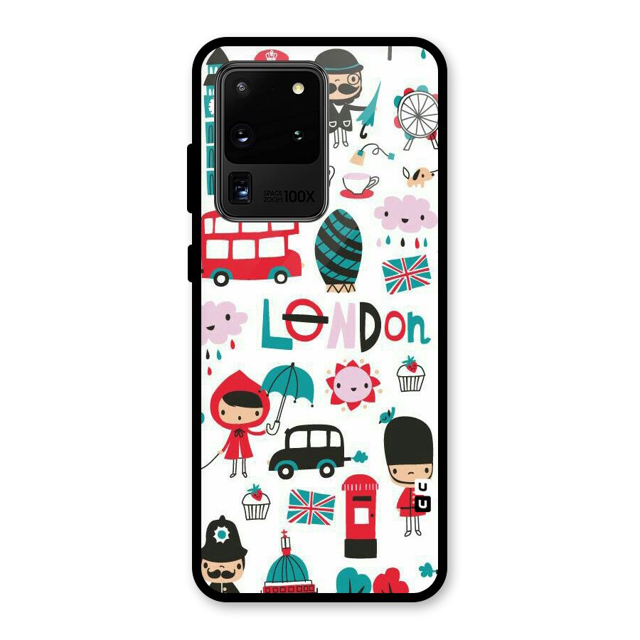 Double Decker Glass Back Case for Galaxy S20 Ultra