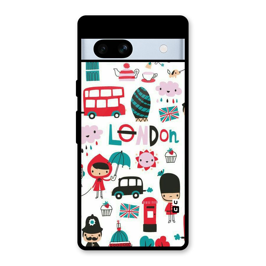 Double Decker Glass Back Case for Google Pixel 7a