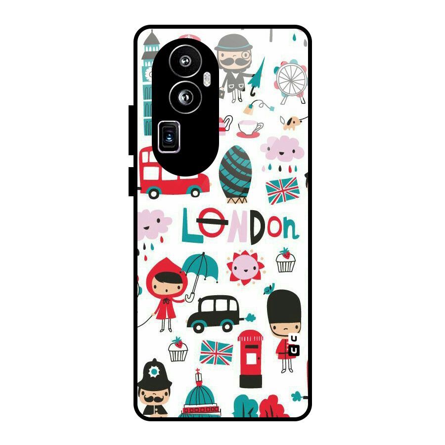 Double Decker Glass Back Case for Oppo Reno10 Pro Plus