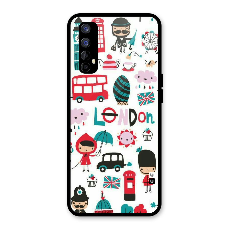 Double Decker Glass Back Case for Realme 7