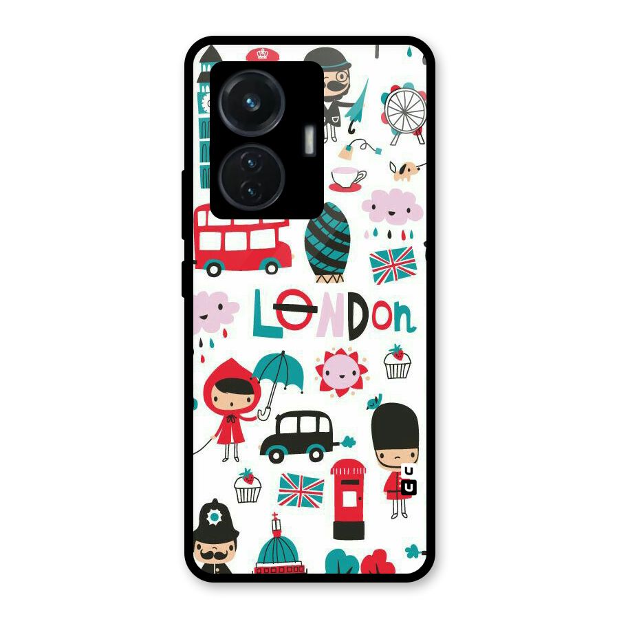 Double Decker Glass Back Case for Vivo T1 44W