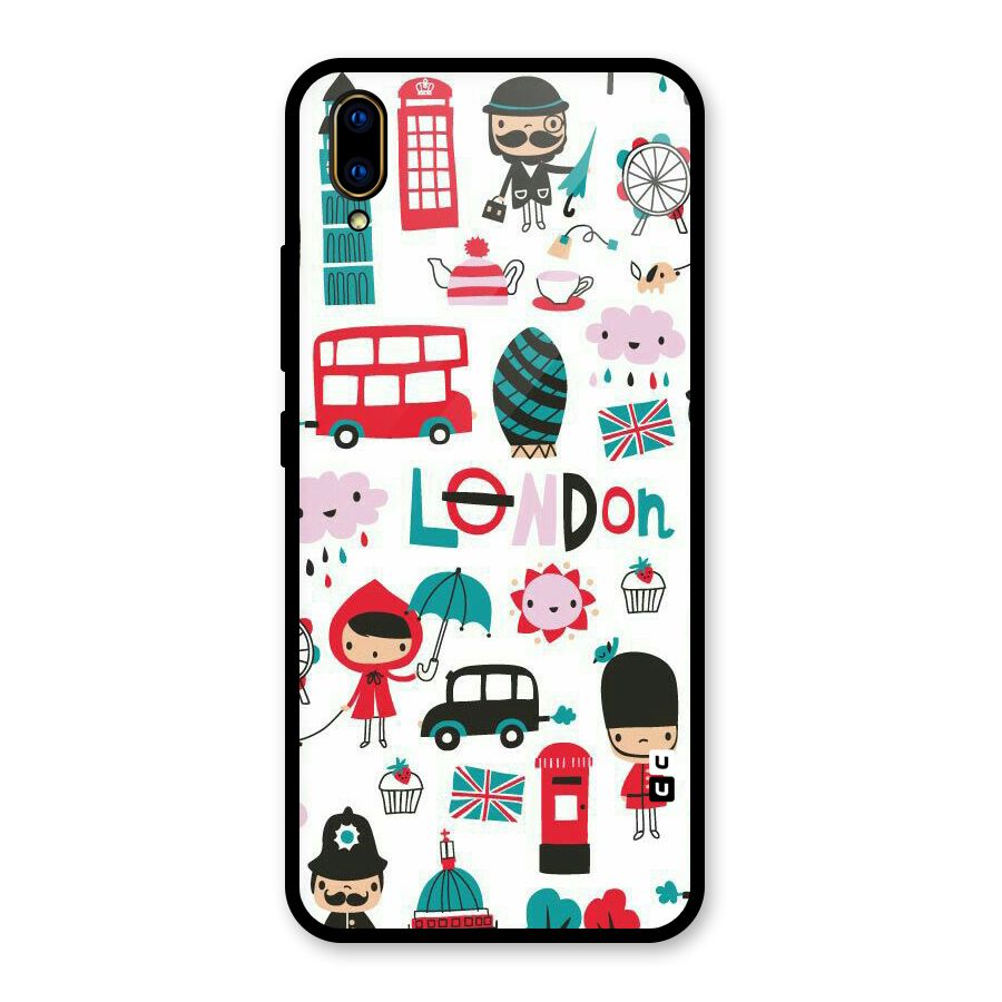 Double Decker Glass Back Case for Vivo V11 Pro