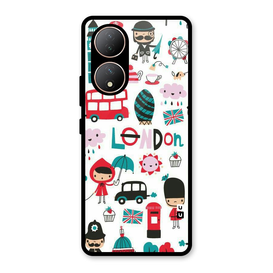 Double Decker Glass Back Case for Vivo Y100A