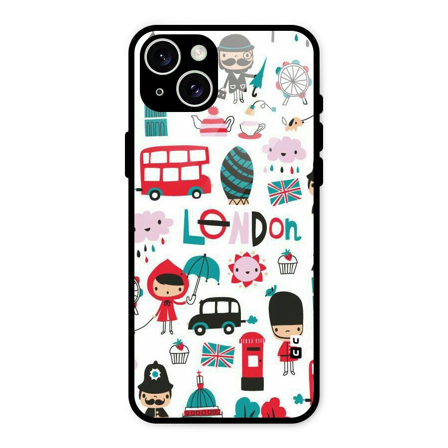 Double Decker Glass Back Case for iPhone 15 Plus