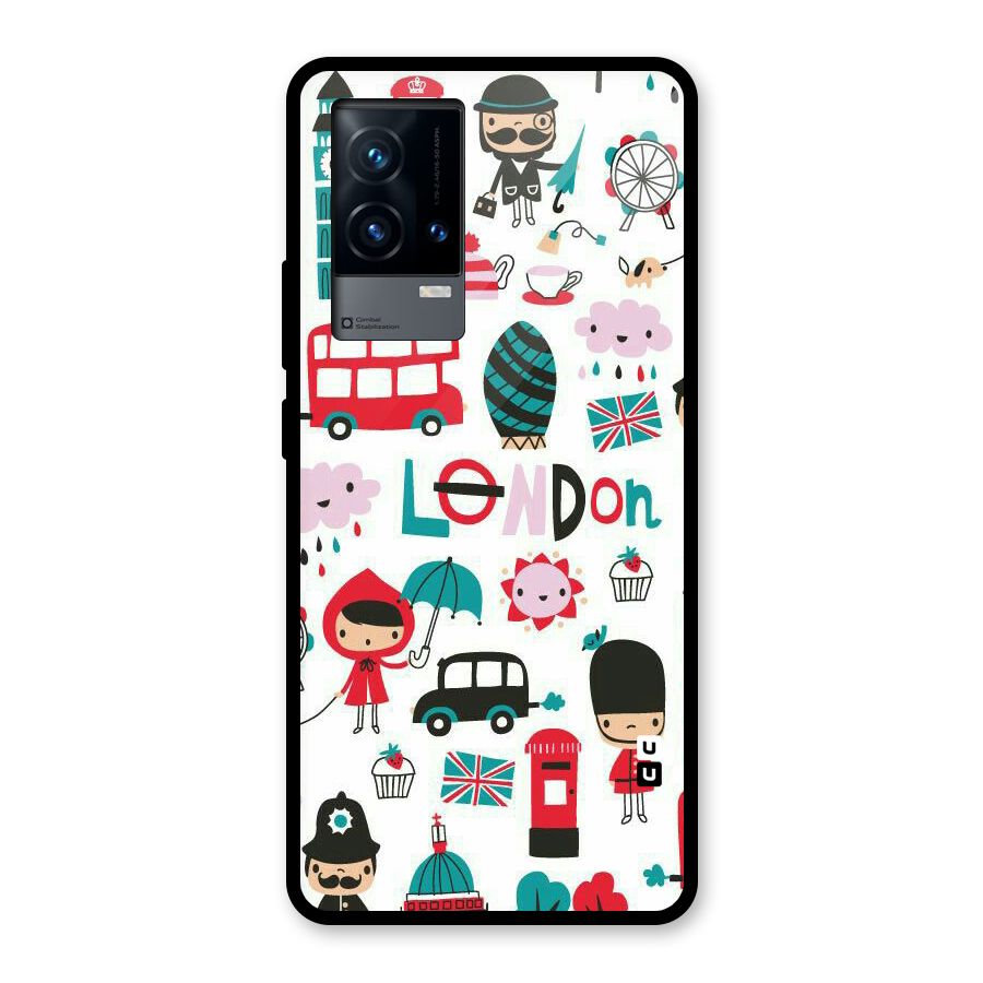 Double Decker Glass Back Case for iQOO 9 5G