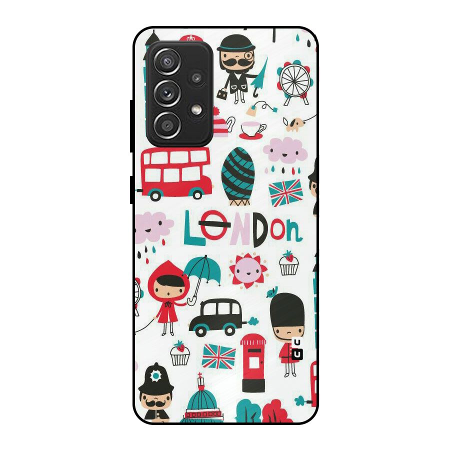 Double Decker Metal Back Case for Galaxy A52s 5G