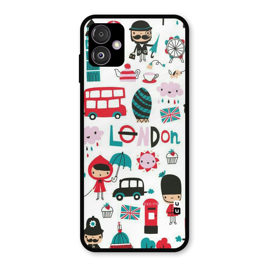 Double Decker Metal Back Case for Galaxy F14