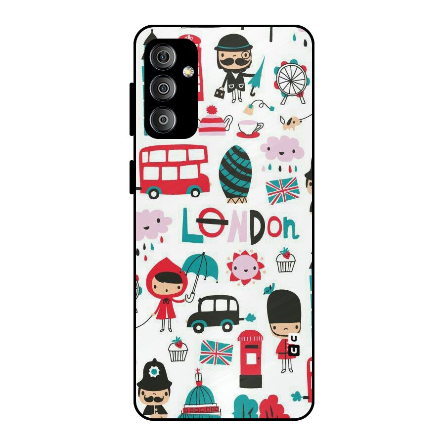 Double Decker Metal Back Case for Galaxy F23