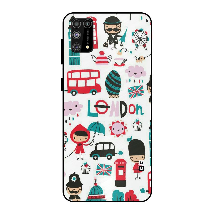 Double Decker Metal Back Case for Galaxy F41