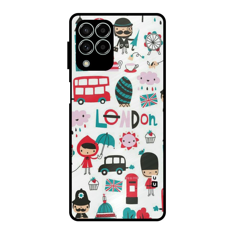 Double Decker Metal Back Case for Galaxy M33