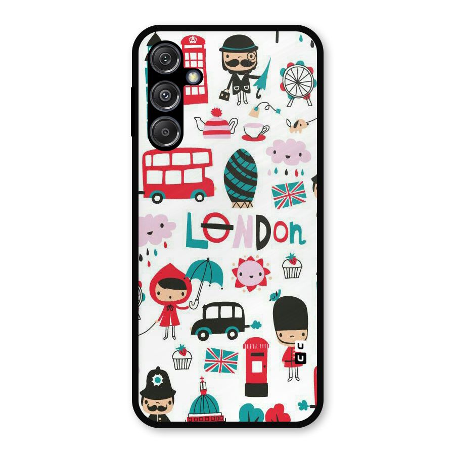 Double Decker Metal Back Case for Galaxy M34 5G
