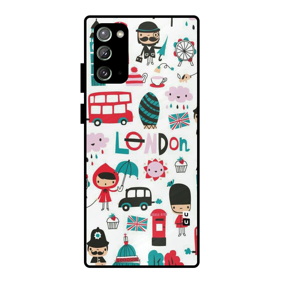 Double Decker Metal Back Case for Galaxy Note 20