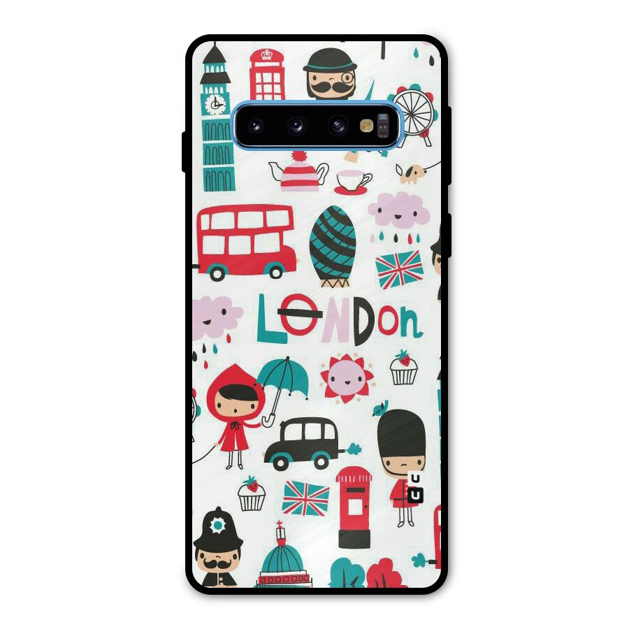 Double Decker Metal Back Case for Galaxy S10