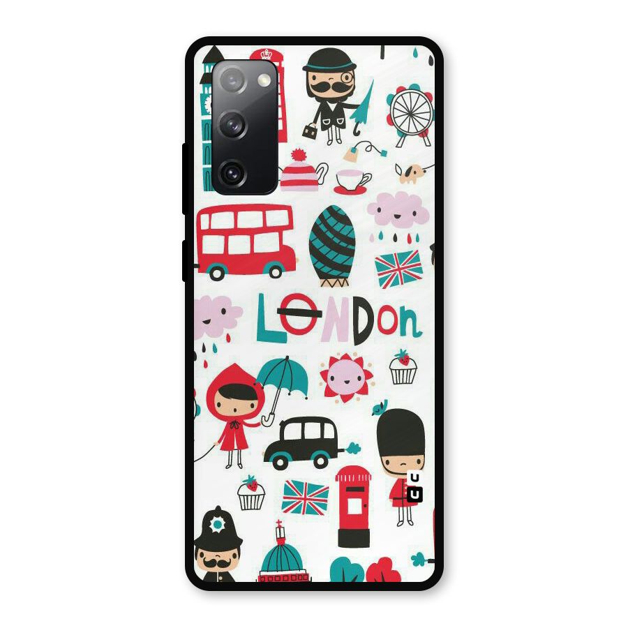 Double Decker Metal Back Case for Galaxy S20 FE
