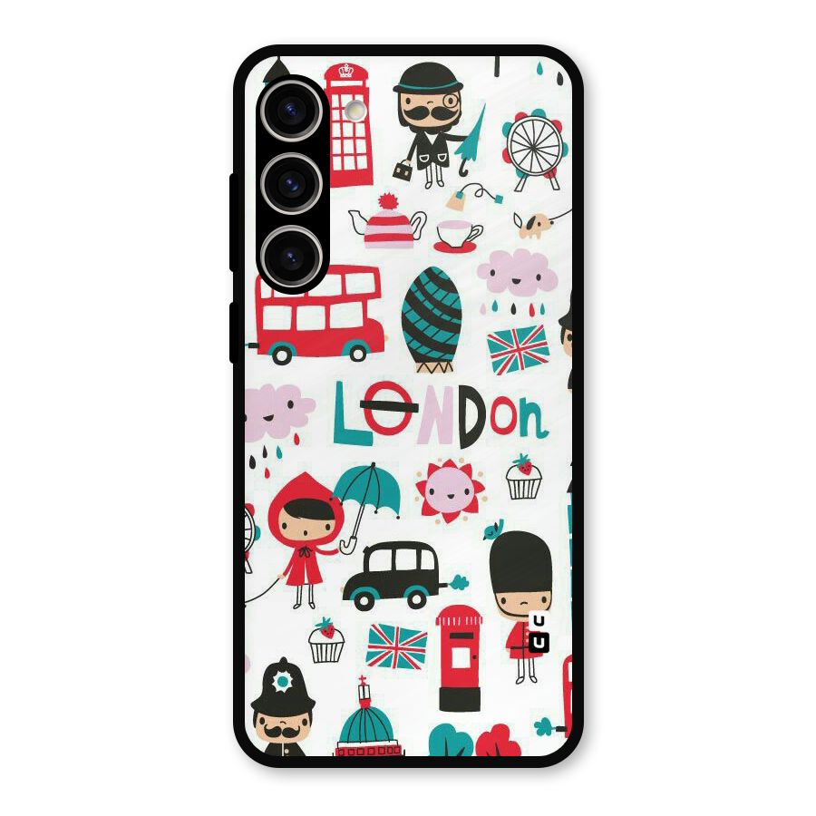 Double Decker Metal Back Case for Galaxy S23 Plus