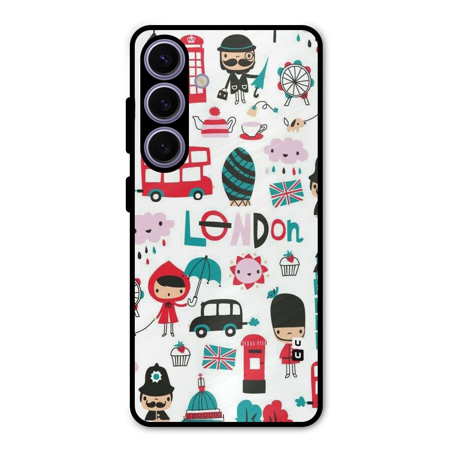 Double Decker Metal Back Case for Galaxy S24