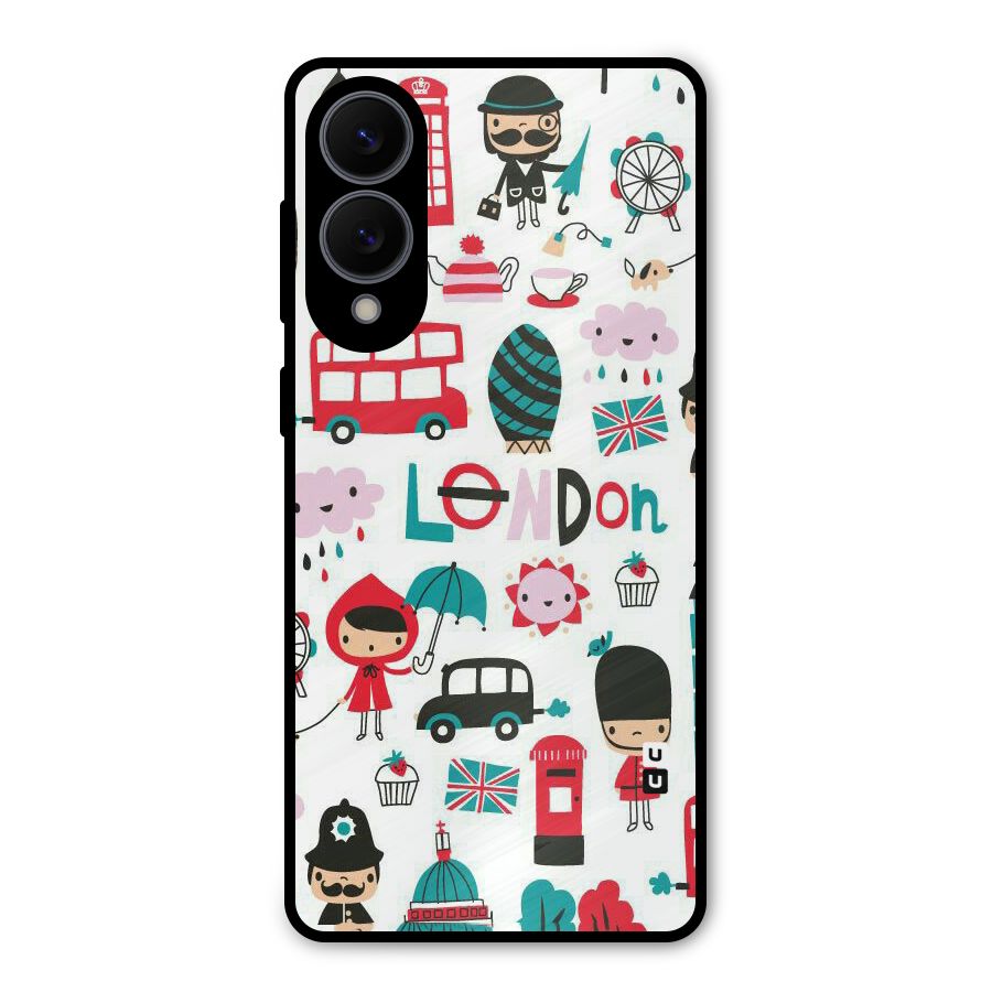 Double Decker Metal Back Case for Galaxy S25 Edge