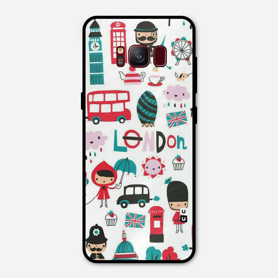 Double Decker Metal Back Case for Galaxy S8