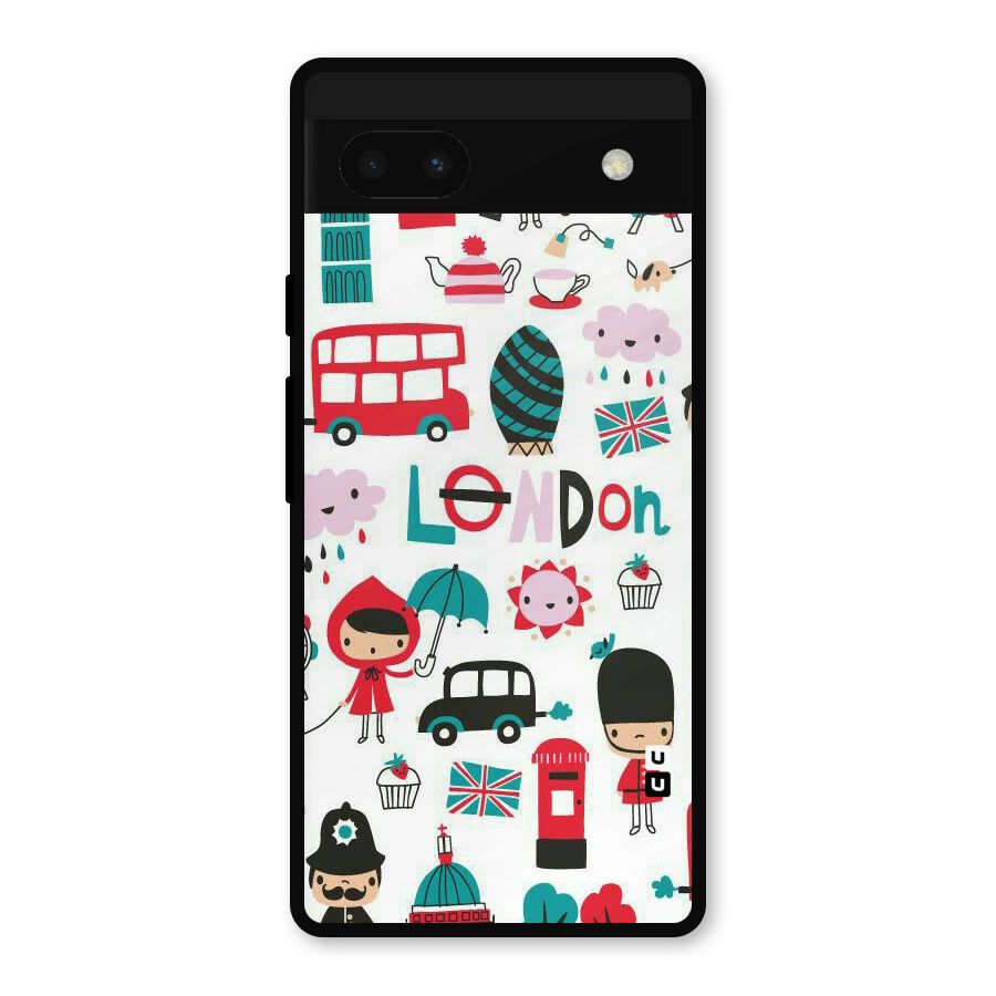 Double Decker Metal Back Case for Google Pixel 6a