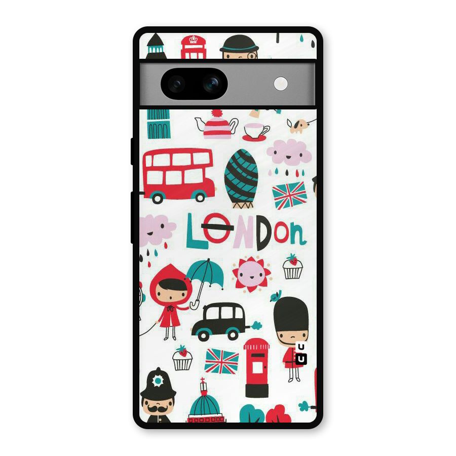 Double Decker Metal Back Case for Google Pixel 7a