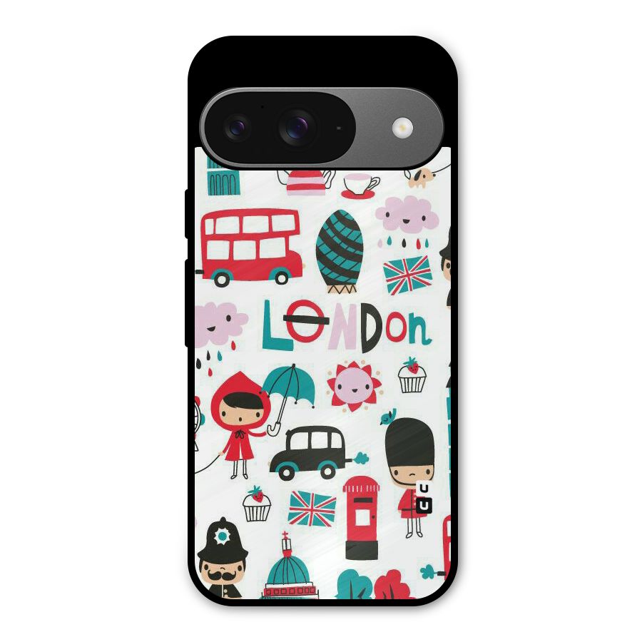 Double Decker Metal Back Case for Google Pixel 9