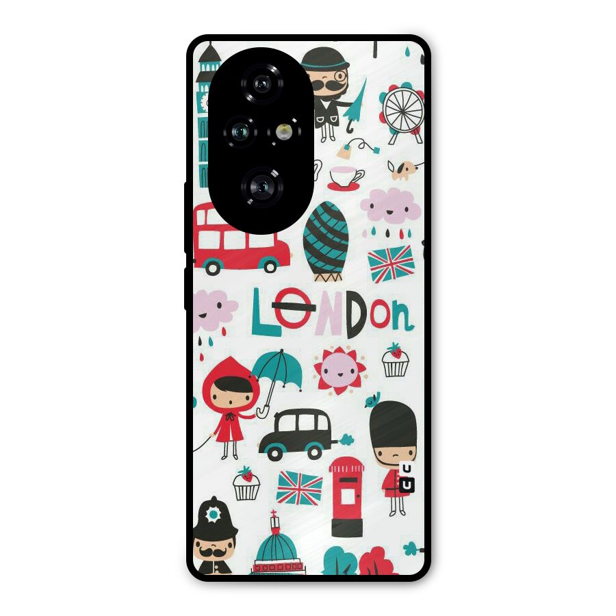 Double Decker Metal Back Case for Honor 200 Pro