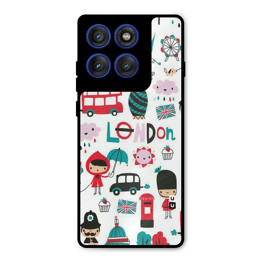 Double Decker Metal Back Case for Motorola Edge 60 Pro