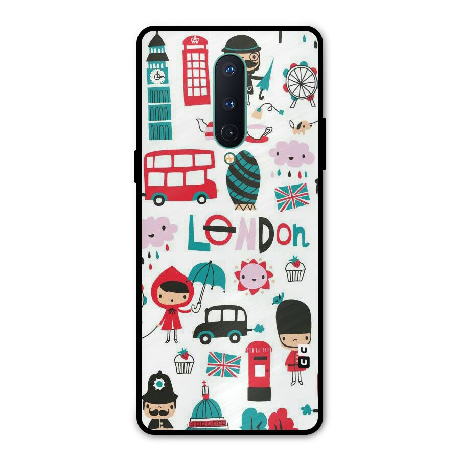 Double Decker Metal Back Case for OnePlus 8