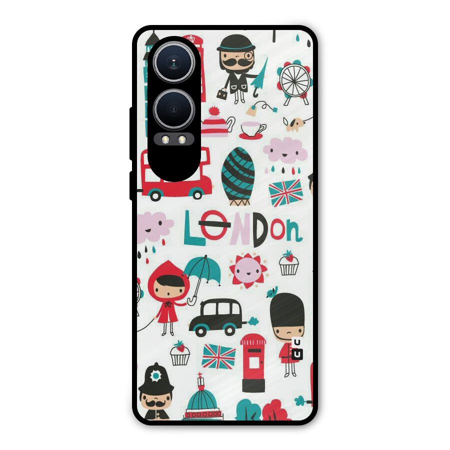 Double Decker Metal Back Case for OnePlus Nord CE4 Lite