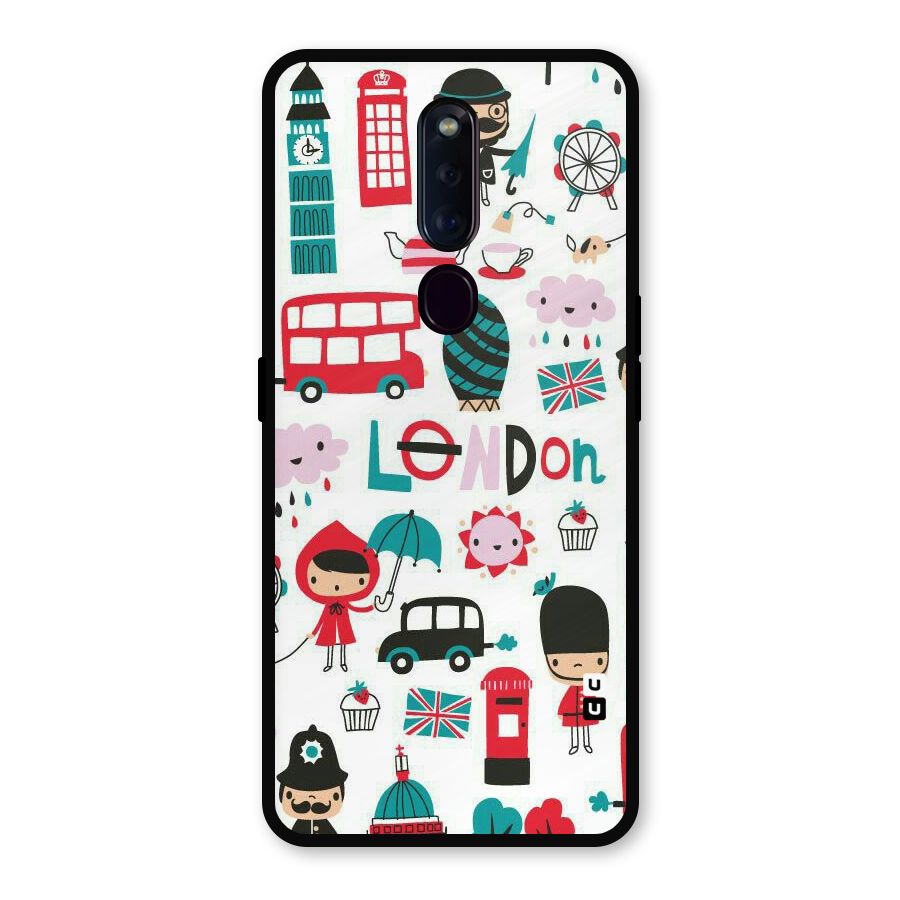 Double Decker Metal Back Case for Oppo F11 Pro