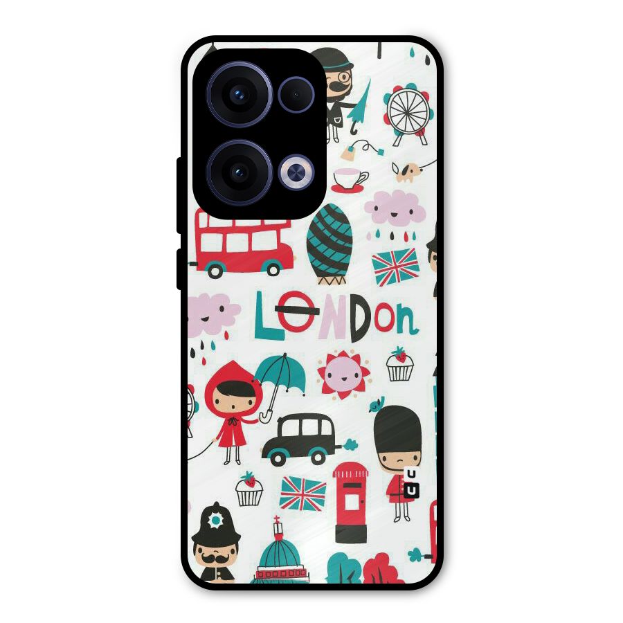 Double Decker Metal Back Case for Oppo Reno13