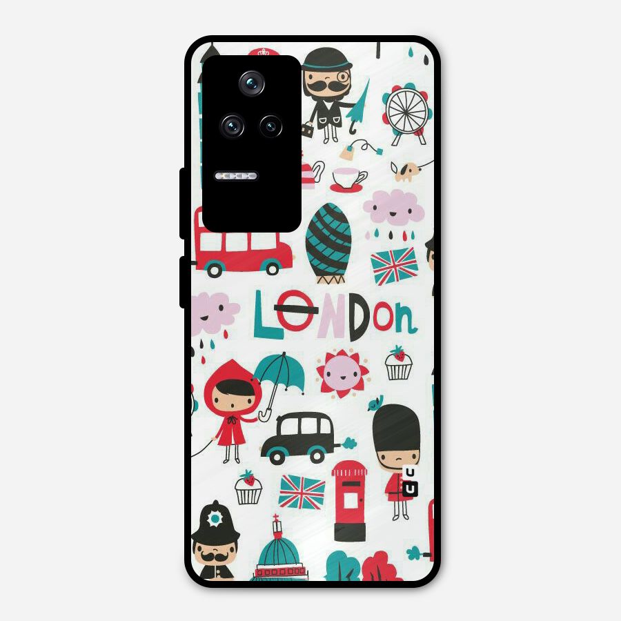 Double Decker Metal Back Case for Poco F4 5G