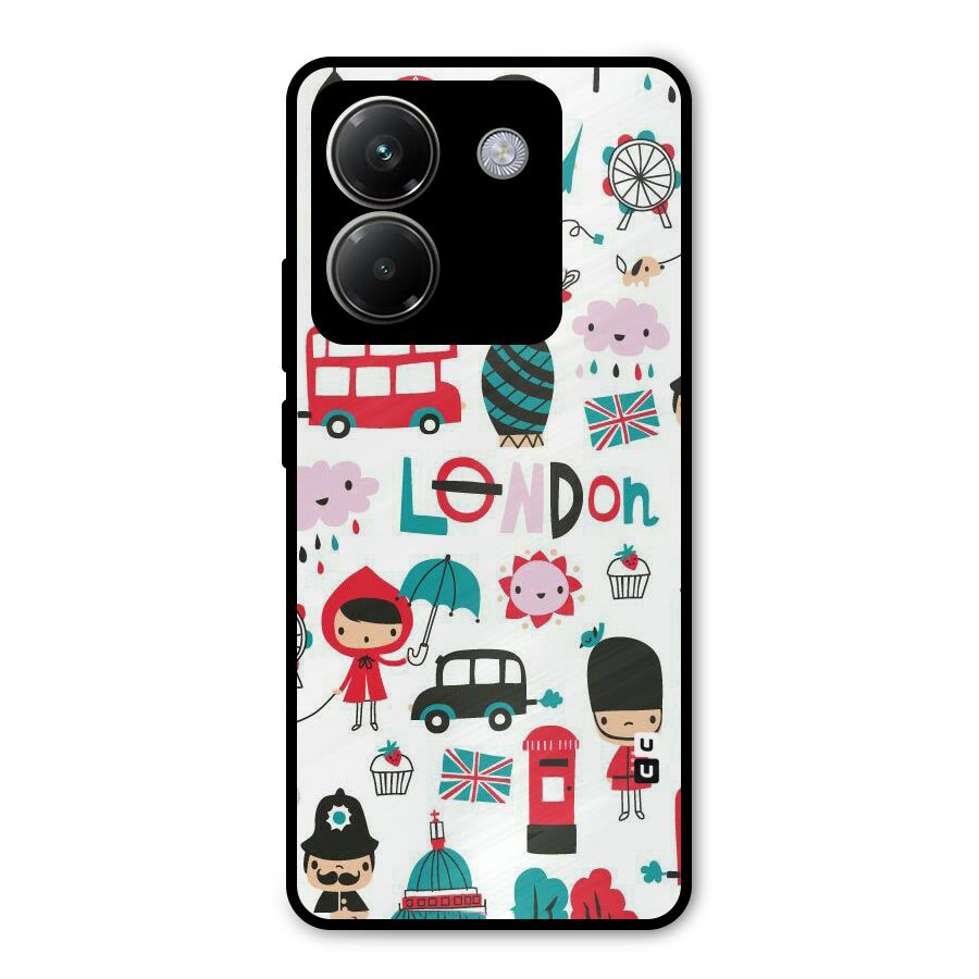 Double Decker Metal Back Case for Poco M7 Pro 5G