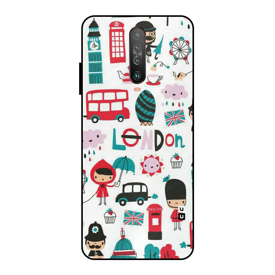 Double Decker Metal Back Case for Poco X2