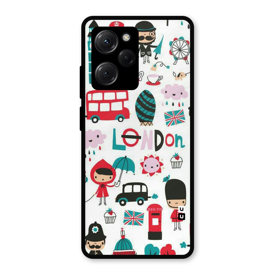 Double Decker Metal Back Case for Poco X5 Pro