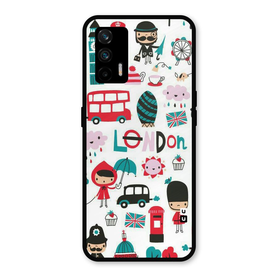 Double Decker Metal Back Case for Realme GT 5G