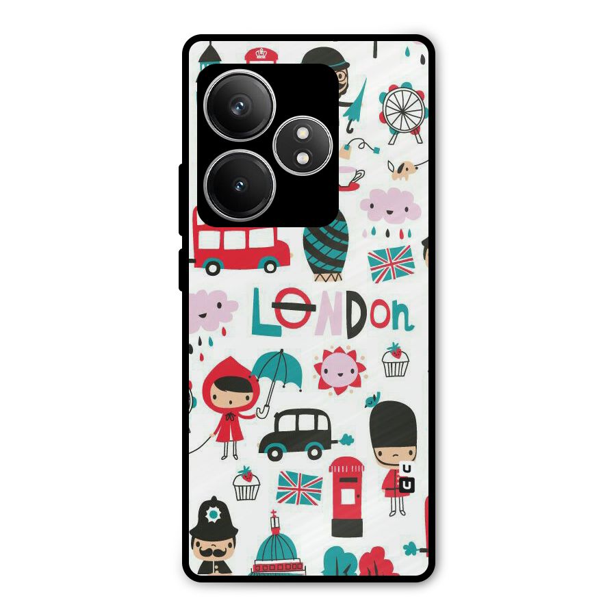 Double Decker Metal Back Case for Realme GT 6T