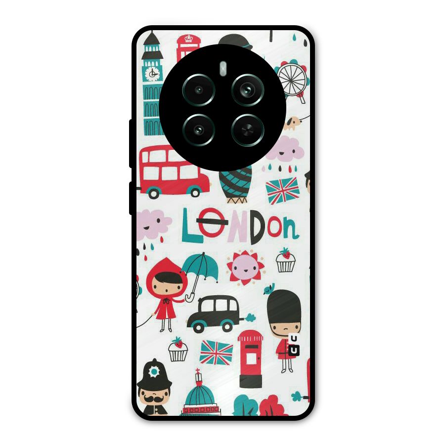Double Decker Metal Back Case for Realme Narzo 70 Pro