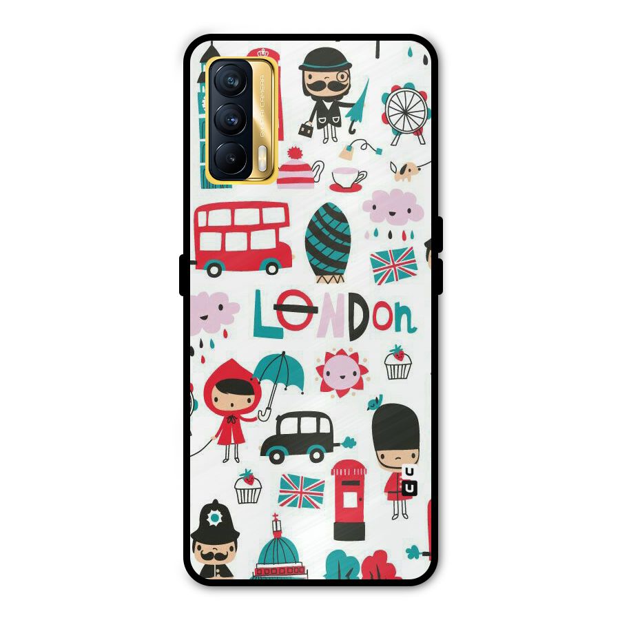 Double Decker Metal Back Case for Realme X7