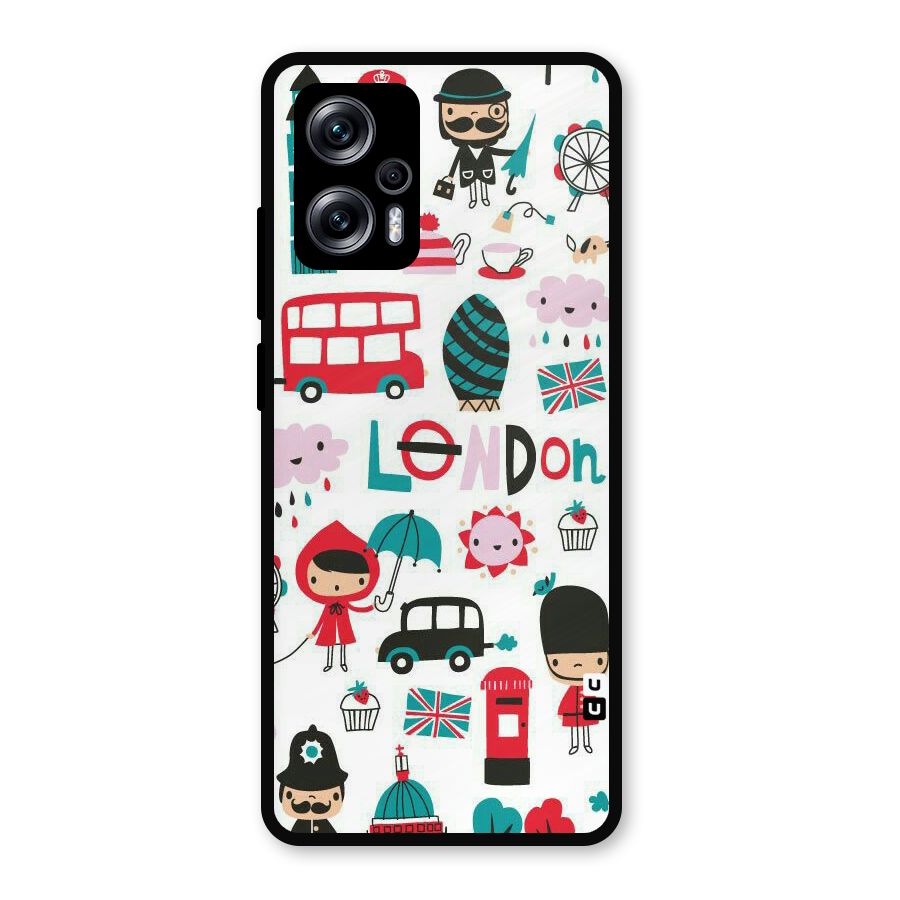 Double Decker Metal Back Case for Redmi K50i