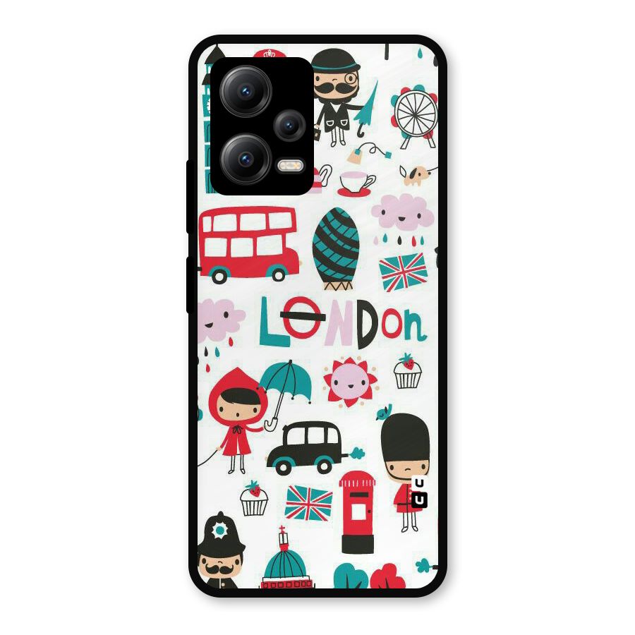 Double Decker Metal Back Case for Redmi Note 12 5G