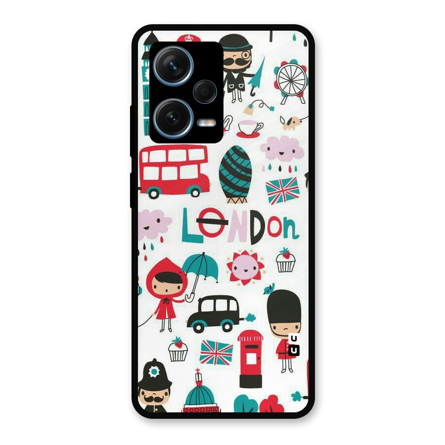 Double Decker Metal Back Case for Redmi Note 12 Pro Plus 5G