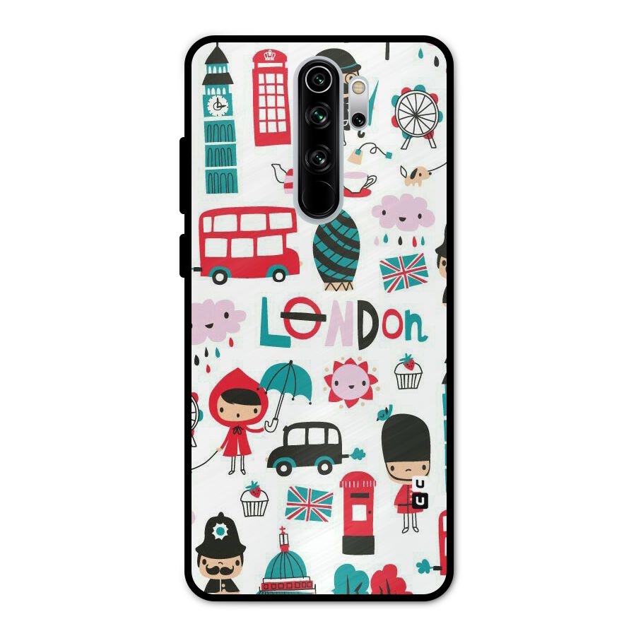 Double Decker Metal Back Case for Redmi Note 8 Pro
