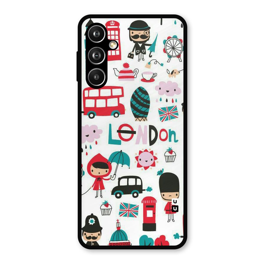 Double Decker Metal Back Case for Samsung Galaxy M54