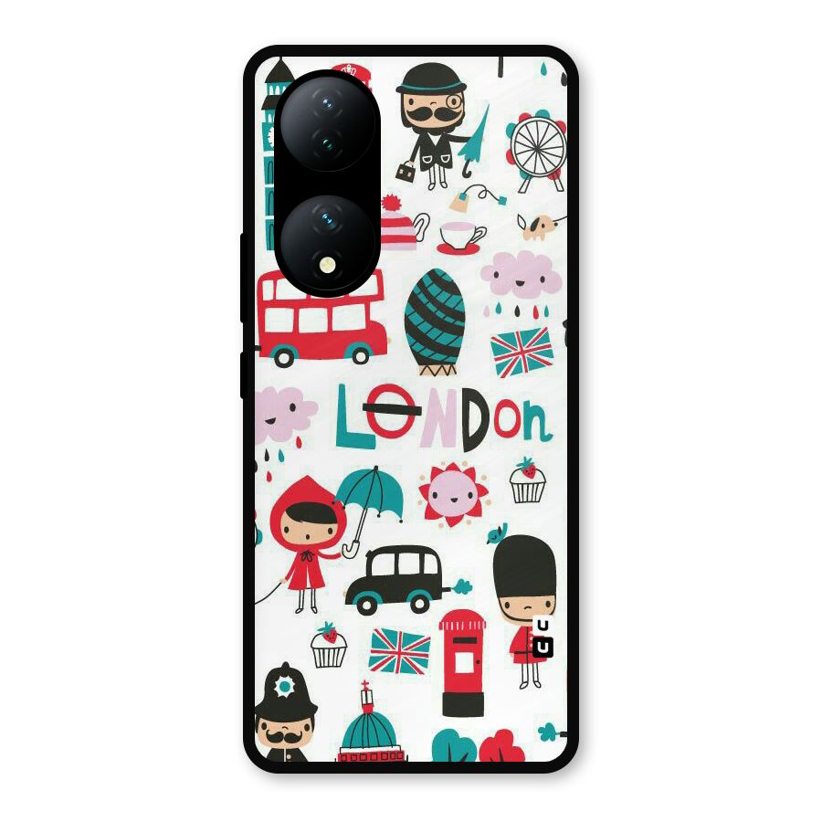 Double Decker Metal Back Case for Vivo T2