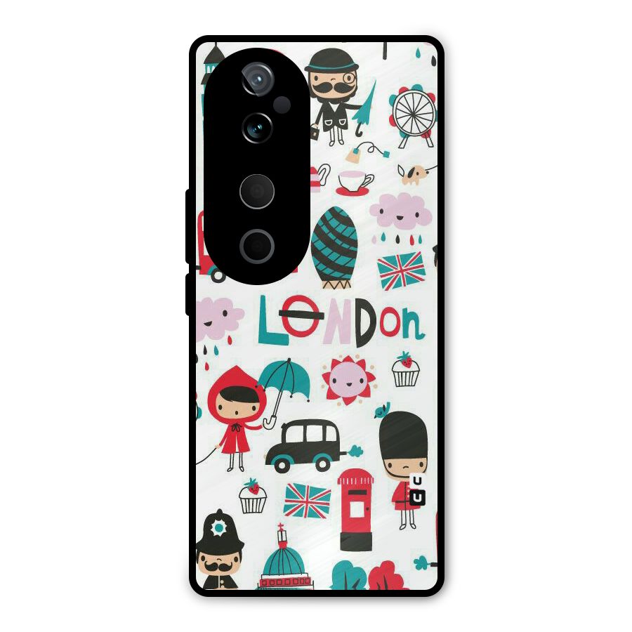 Double Decker Metal Back Case for Vivo T3 Ultra