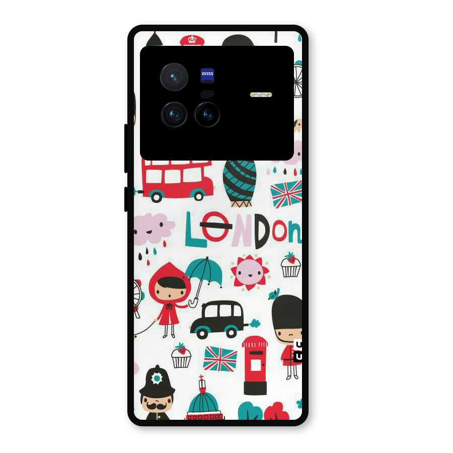 Double Decker Metal Back Case for Vivo X80