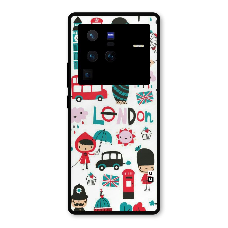 Double Decker Metal Back Case for Vivo X80 Pro